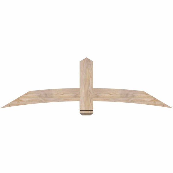 Ekena Millwork Bellingham Smooth Timber Gable Bracket, Douglas Fir, 72"W x 21"H x 3 1/2"D x 5 1/2"F, 7/12 Pitch GBW072X21X0406BEL00SDF - main